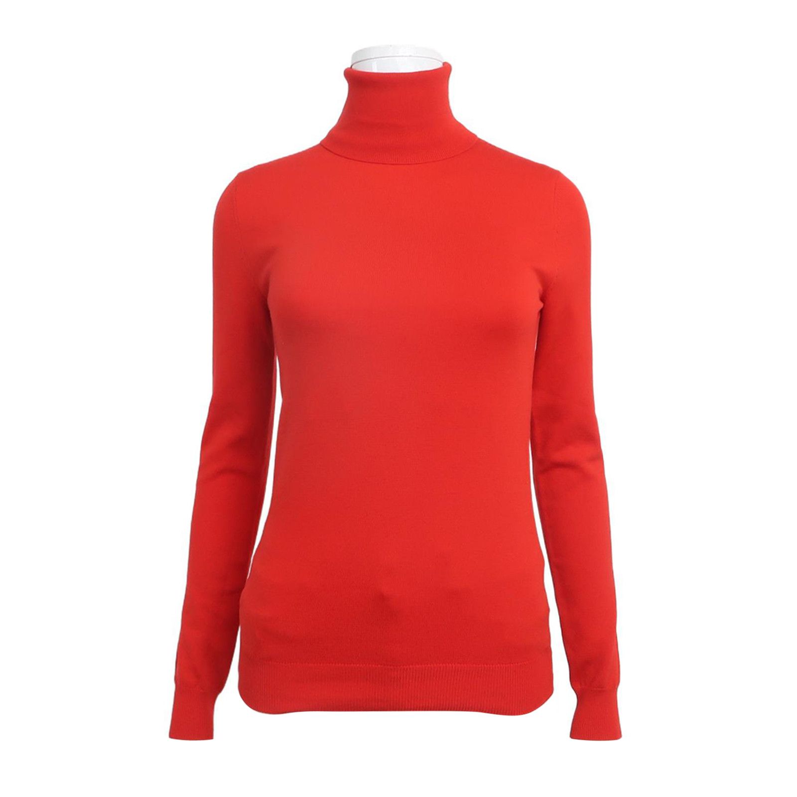 Prada Prada Red Turtleneck Logo Sweater Size 36 Size XS / US 0-2 / IT 36-38 - 1 Thumbnail