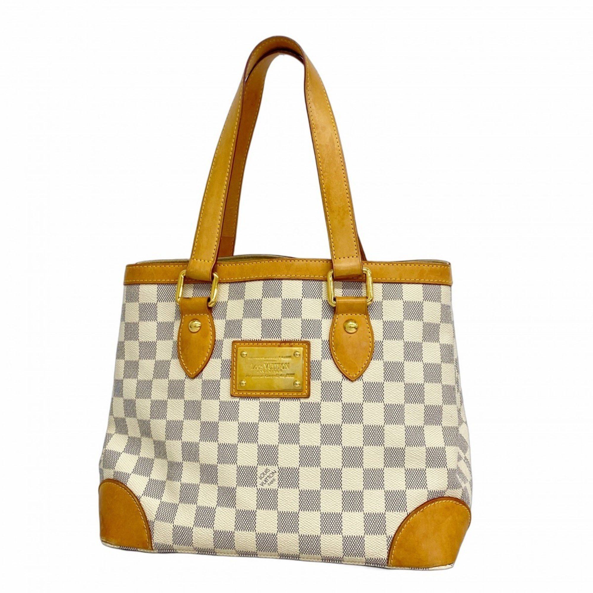 Louis Vuitton Tote Bag Damier Azur Hampstead Pm N51207 White Women's