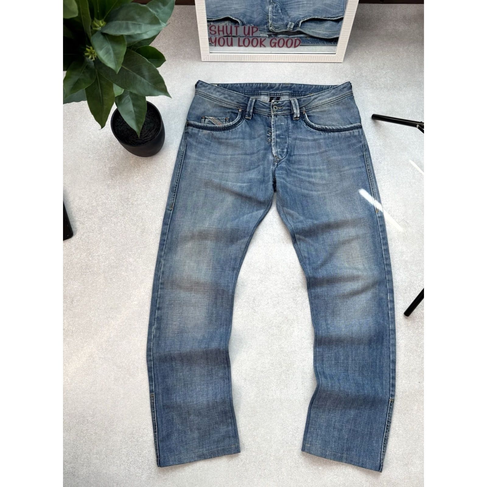 Diesel VINTAGE Diesel Jeans Bucky Herren Denim Jeans Blue Regular 36in Inseam 36 USA 90s Mens Jeans Size US 36 / EU 52 - 3 Thumbnail