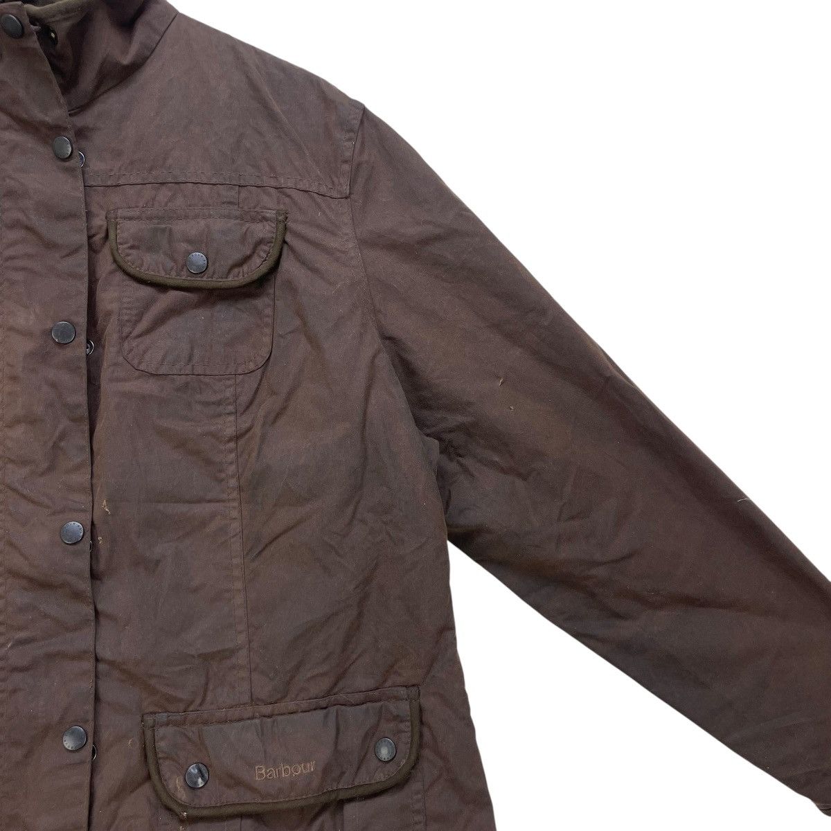 Barbour × Vintage 💥Vintage Barbour Waxed Jacket Size US M / EU 48-50 / 2 - 4 Thumbnail