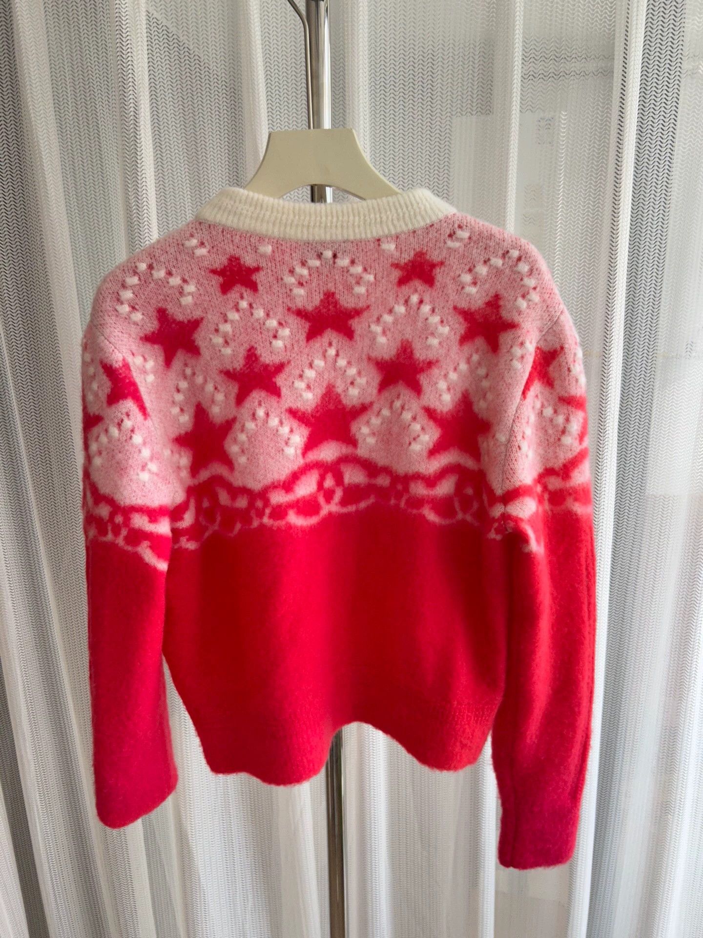 Chanel Chanel 23N Red Star Cashmere Top 38 Size S / US 4 / IT 40 - 4 Thumbnail