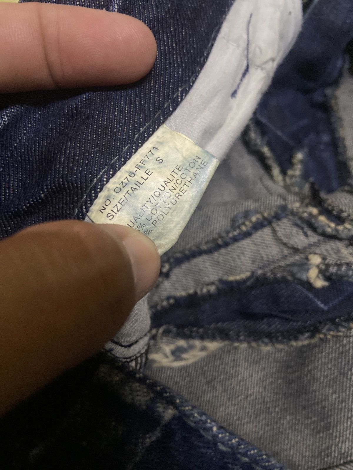 Issey Miyake Distressed CABANE DE ZUCCA DENIM REGULAR FITS Size US 31 - 1 Thumbnail