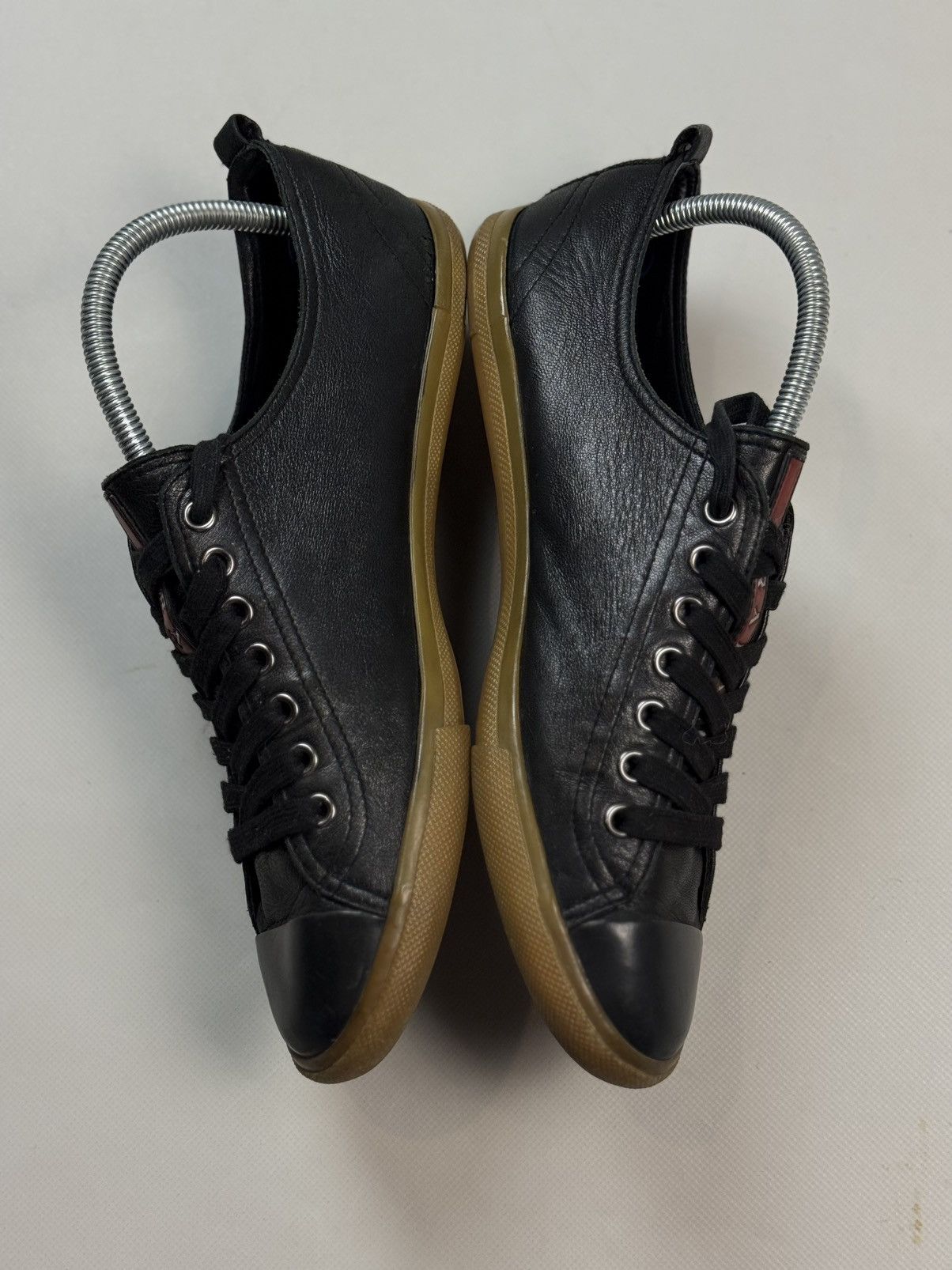 Prada Prada Men’s Leather Low Top Lace Up Sneakers Shoes Size US 8.5 / EU 41-42 - 11 Thumbnail