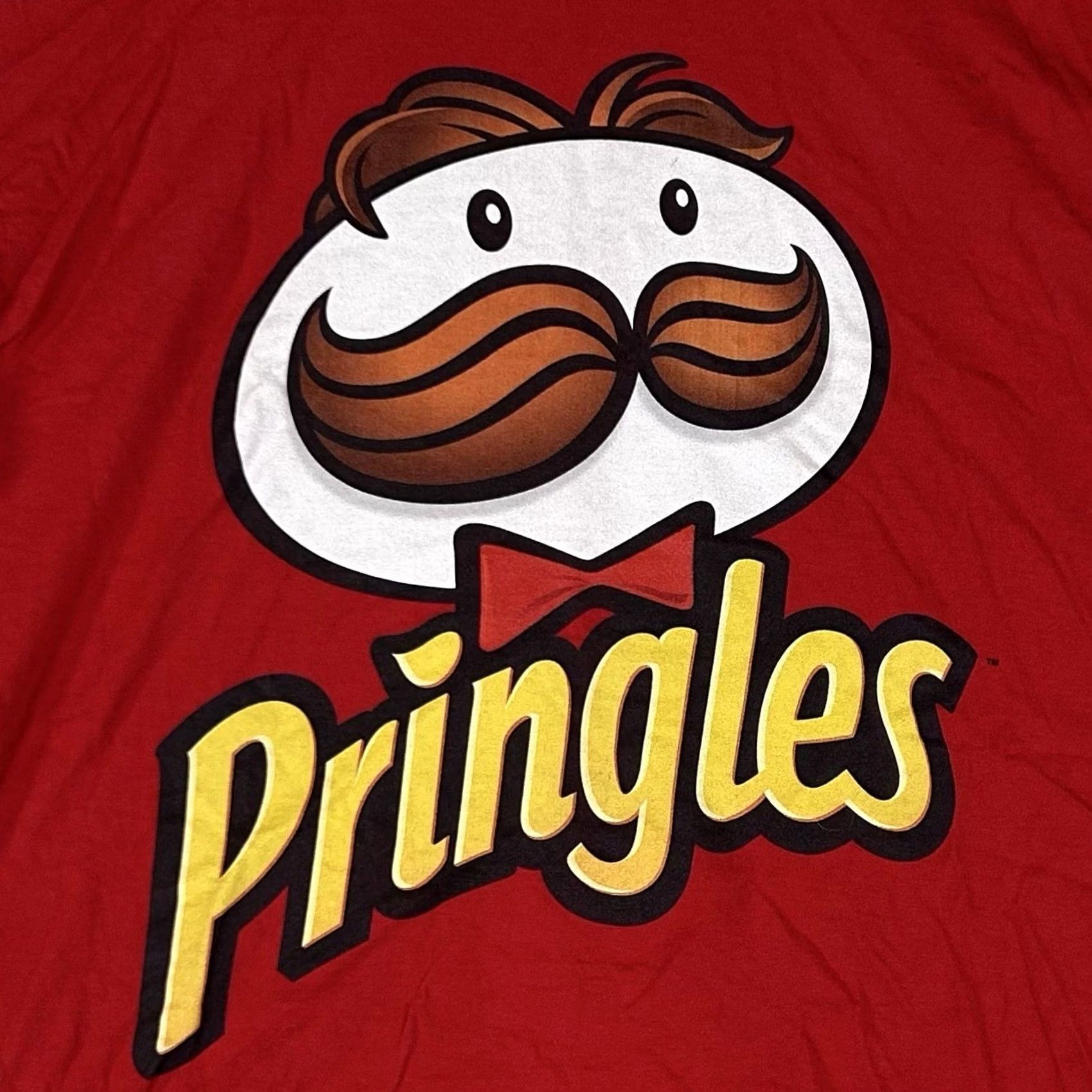 Port & Company Pringles T-Shirt Mens XL Red Short Sleeve Graphic 100% Cotton Crew Neck Top Casual Size US XL / EU 56 / 4 - 2 Thumbnail