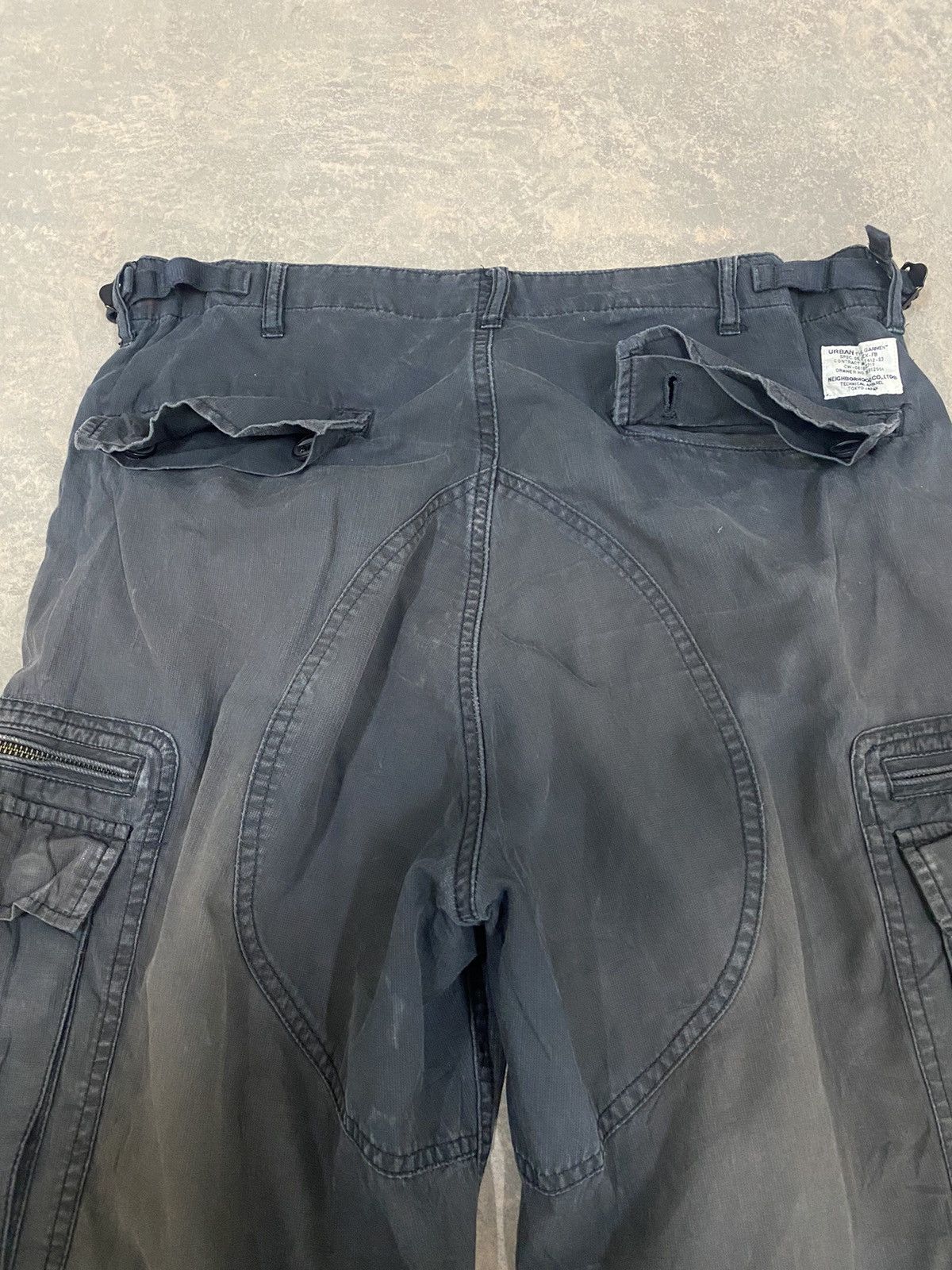 Neighborhood FADED NEIGHBORHOOD JAPAN CARGO PANTS LGB 90s Size US 34 / EU 50 - 20 Thumbnail