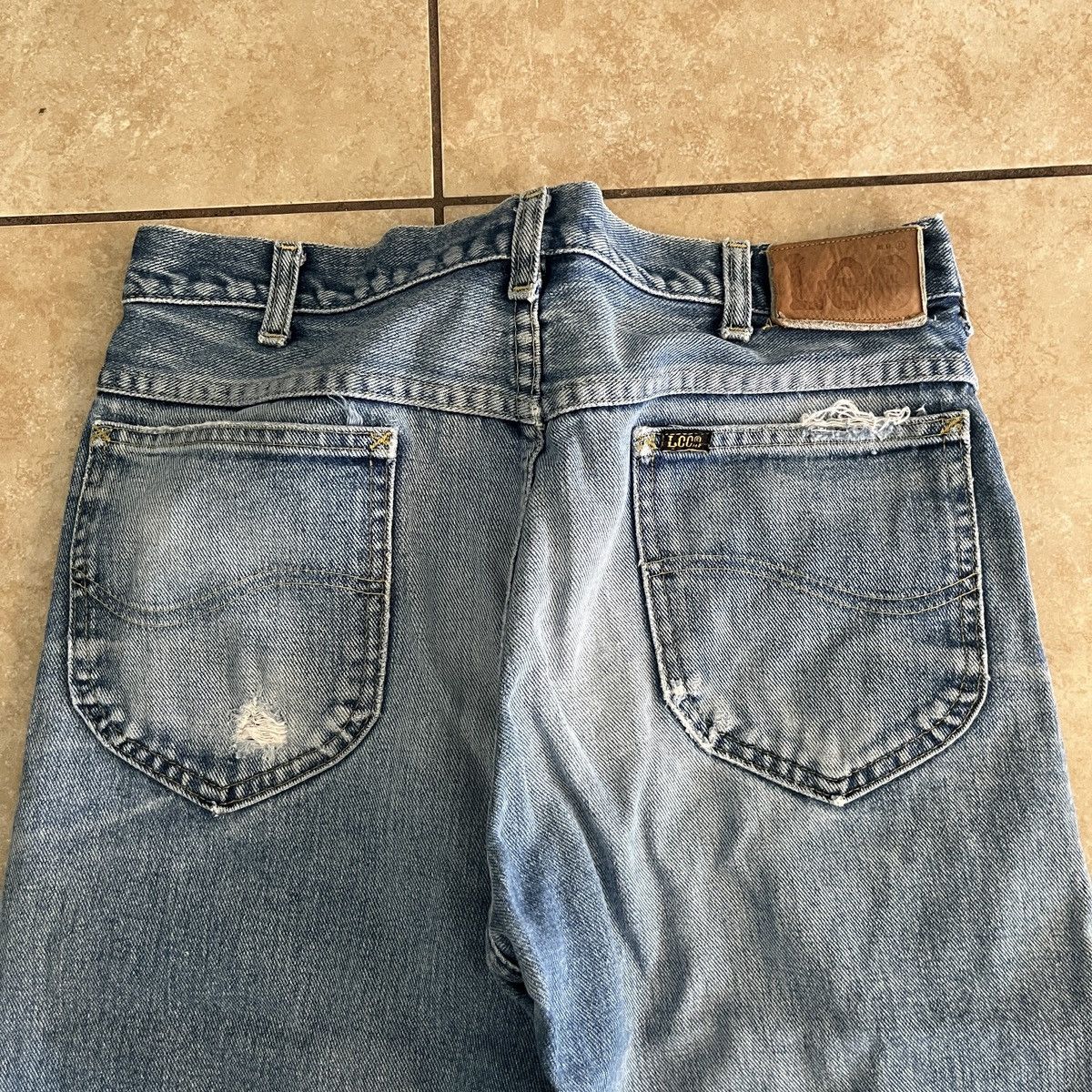 Lee × Vintage Lee Made in USA Denim Jeans Size US 32 / EU 48 - 5 Thumbnail