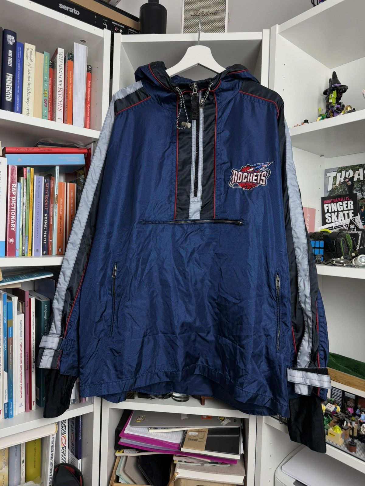 Champion × NBA × Vintage Vintage 90s NBA Huston Rockets champion 1/4 zip jacket L usa Size US L / EU 52-54 / 3 - 1 Thumbnail