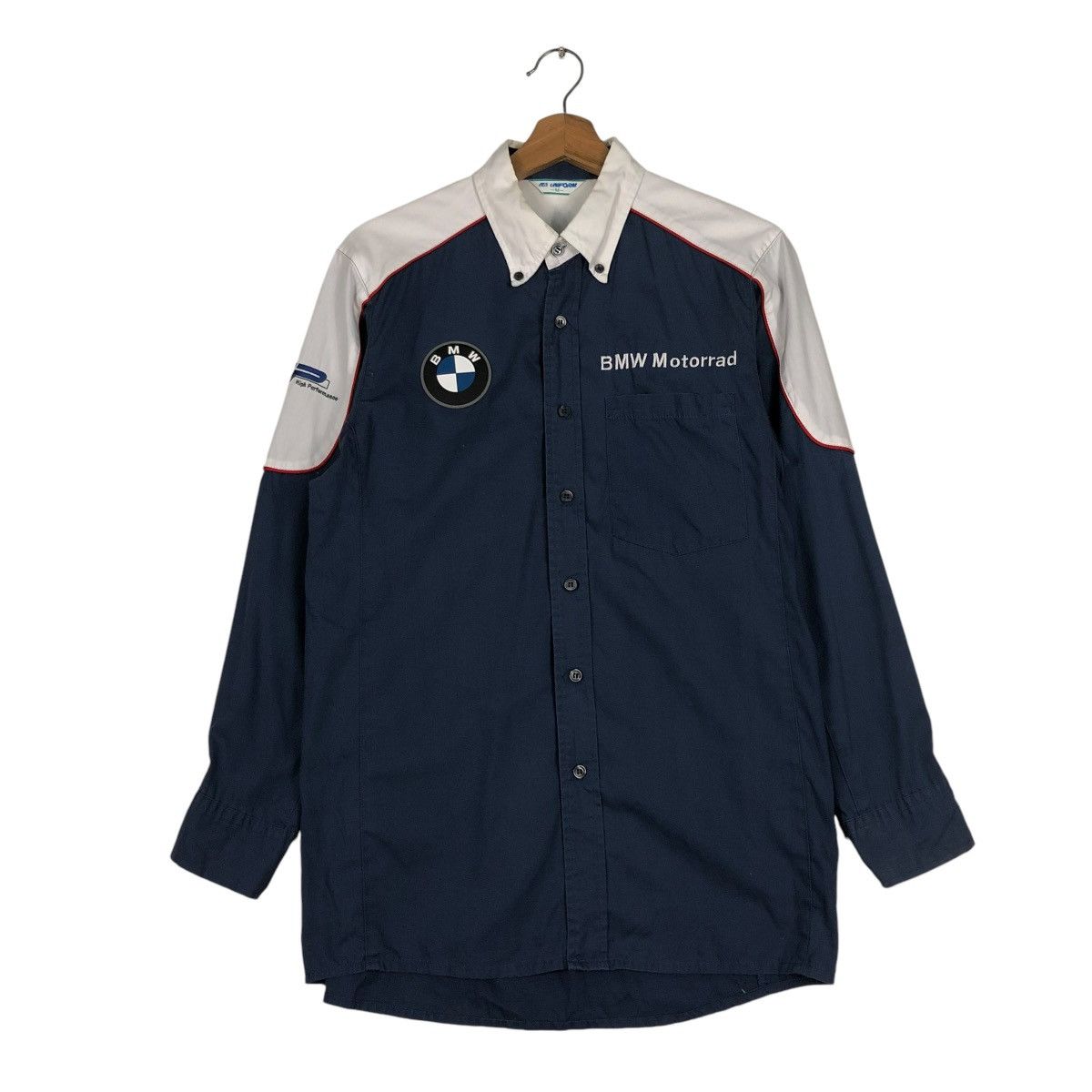 Japanese Brand 🔥VINTAGE WORK SHIRT RACING JACKET BMW MOTORRAD BIG LOGO Size US M / EU 48-50 / 2 - 1 Thumbnail