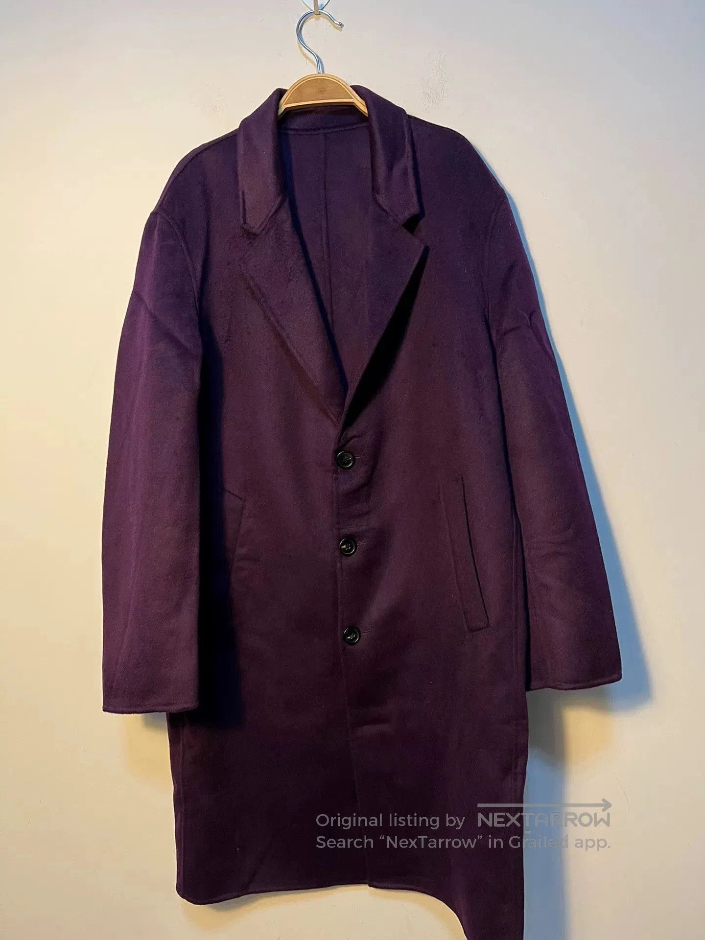 Acne Studios Acne Studios Purple Cashmere Coat. Size US M / EU 48-50 / 2 - 3 Thumbnail