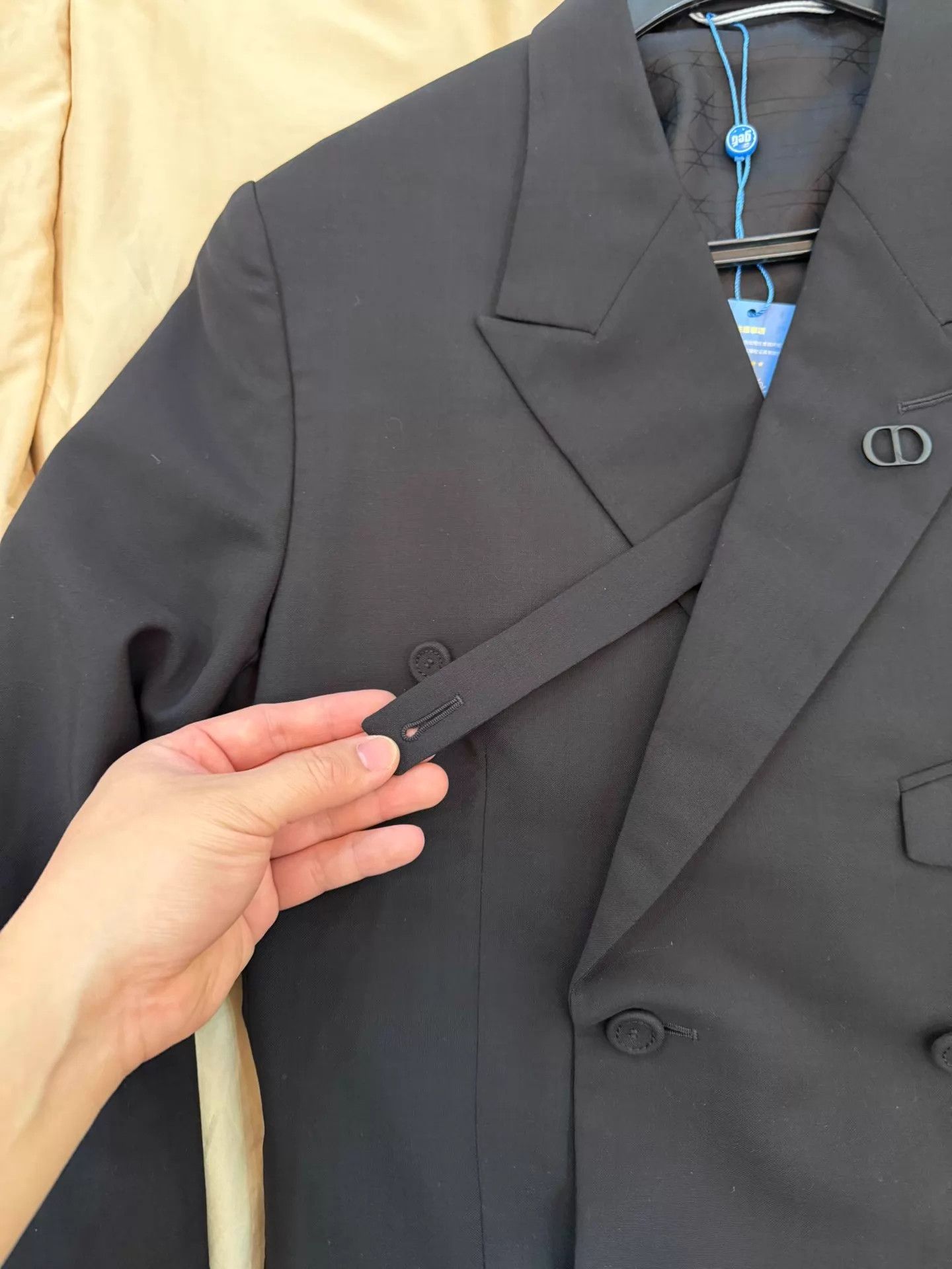 Dior Dior Classic Suit 46C 99 New CD Brooch Size 46R - 4 Thumbnail