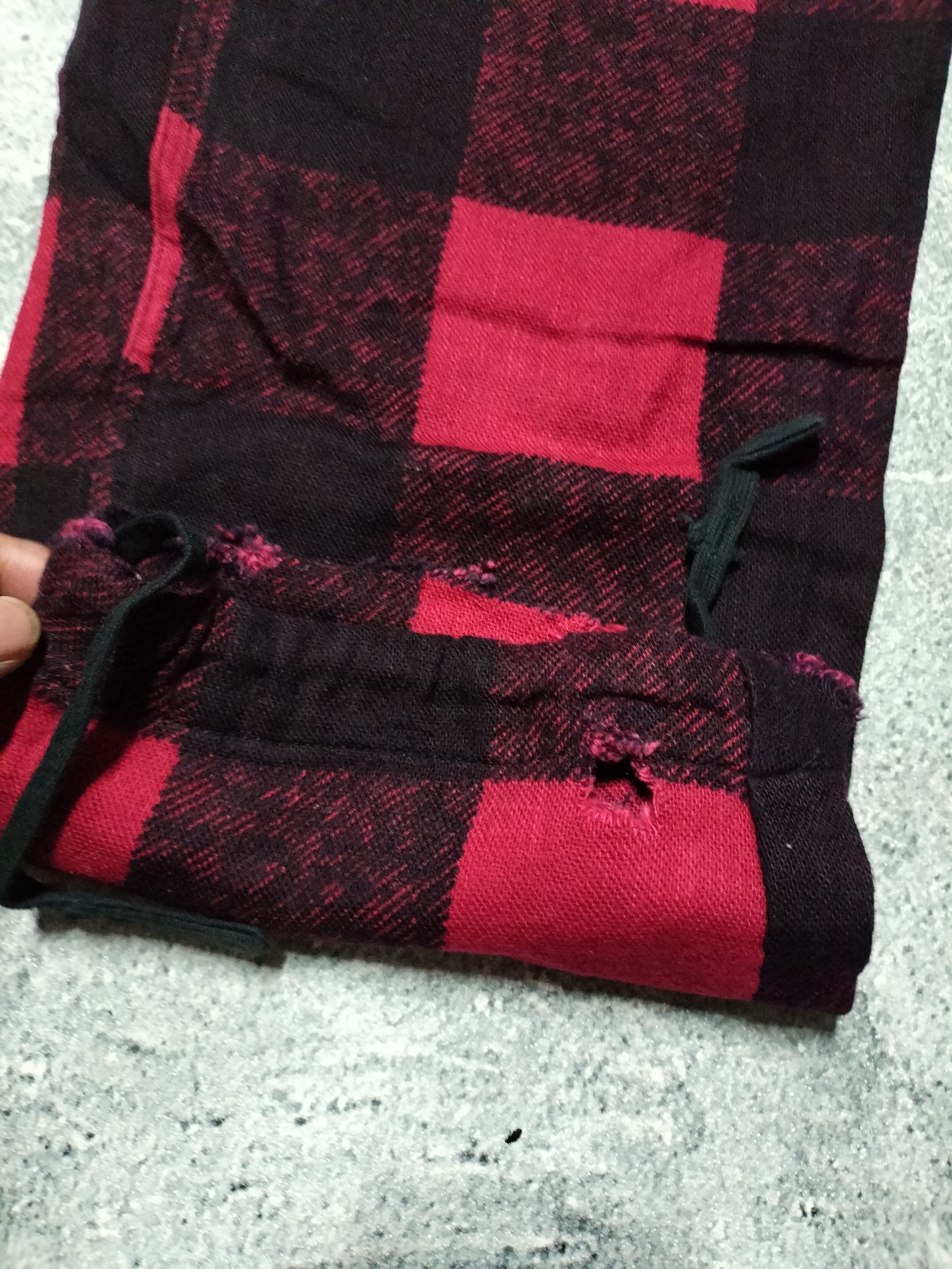 Beauty Beast × General Research × Japanese Brand 1999 General Research Retro punk Multicargo Flanel pants Size US 32 / EU 48 - 9 Thumbnail