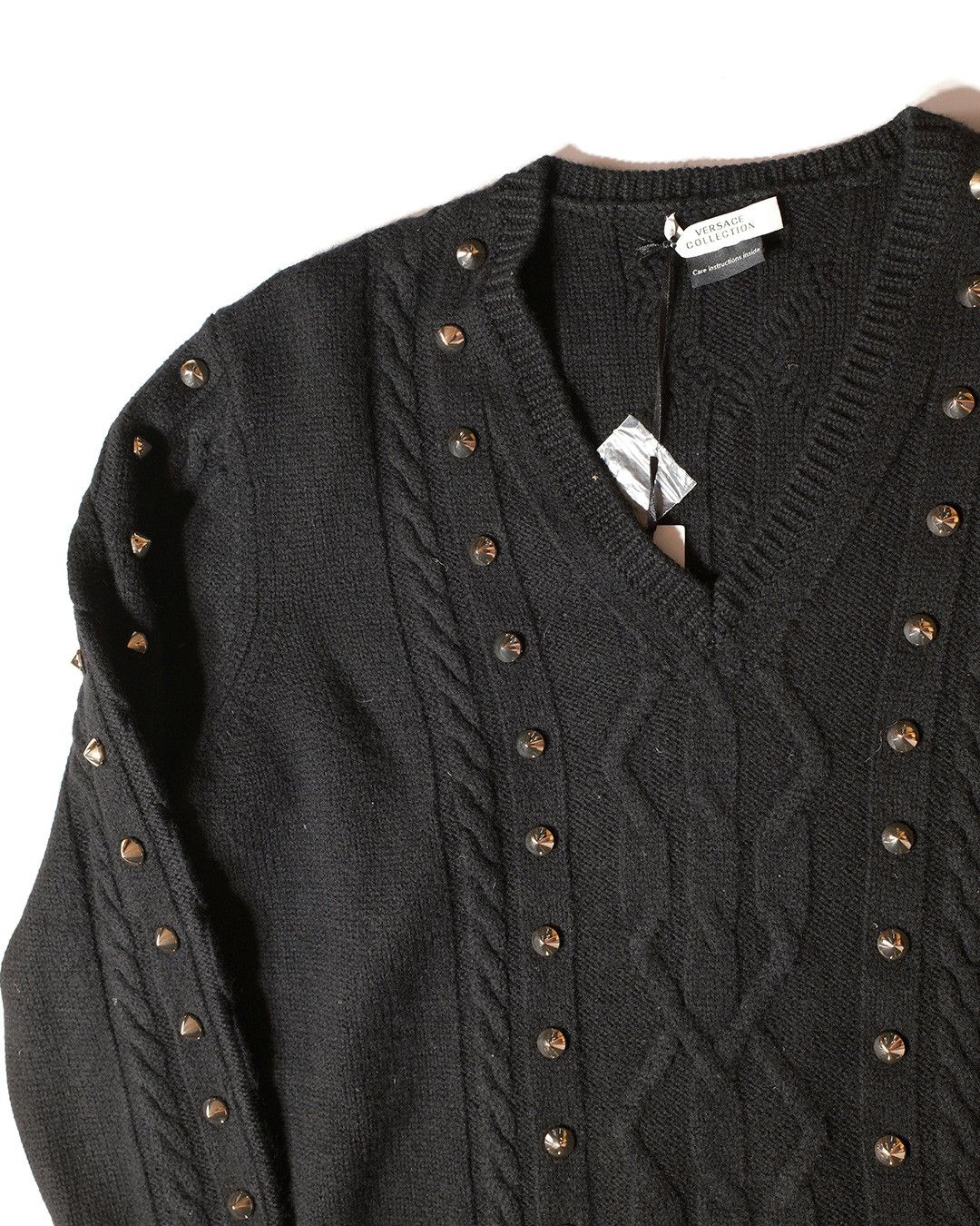 Versace FW 2013 Versace Collection Studded Sweater Size US L / EU 52-54 / 3 - 5 Thumbnail