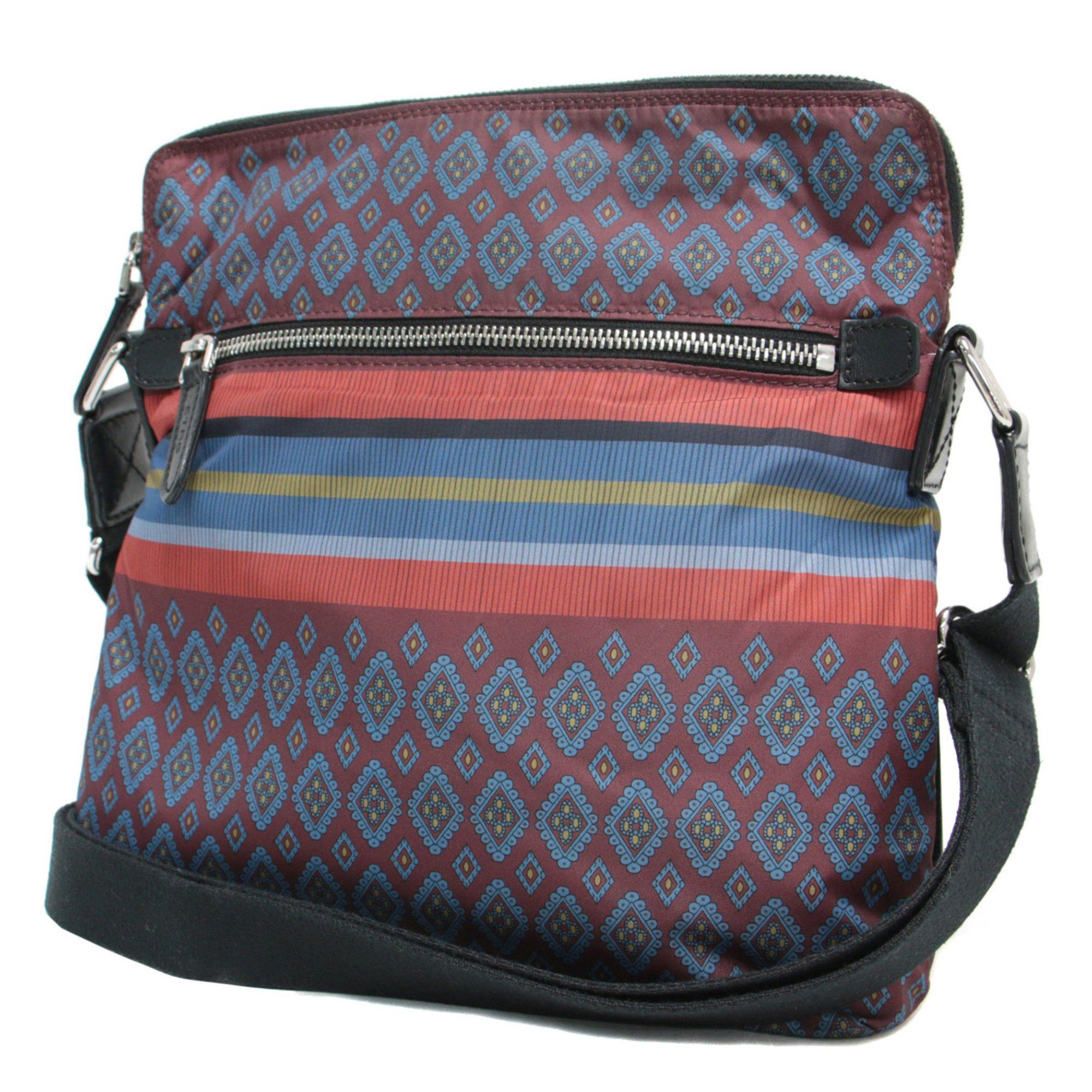 image of Etro Bag Shoulder Bordeaux Zipper Crossbody Paisley Pattern Print Border REtro Modern Mini, Women's
