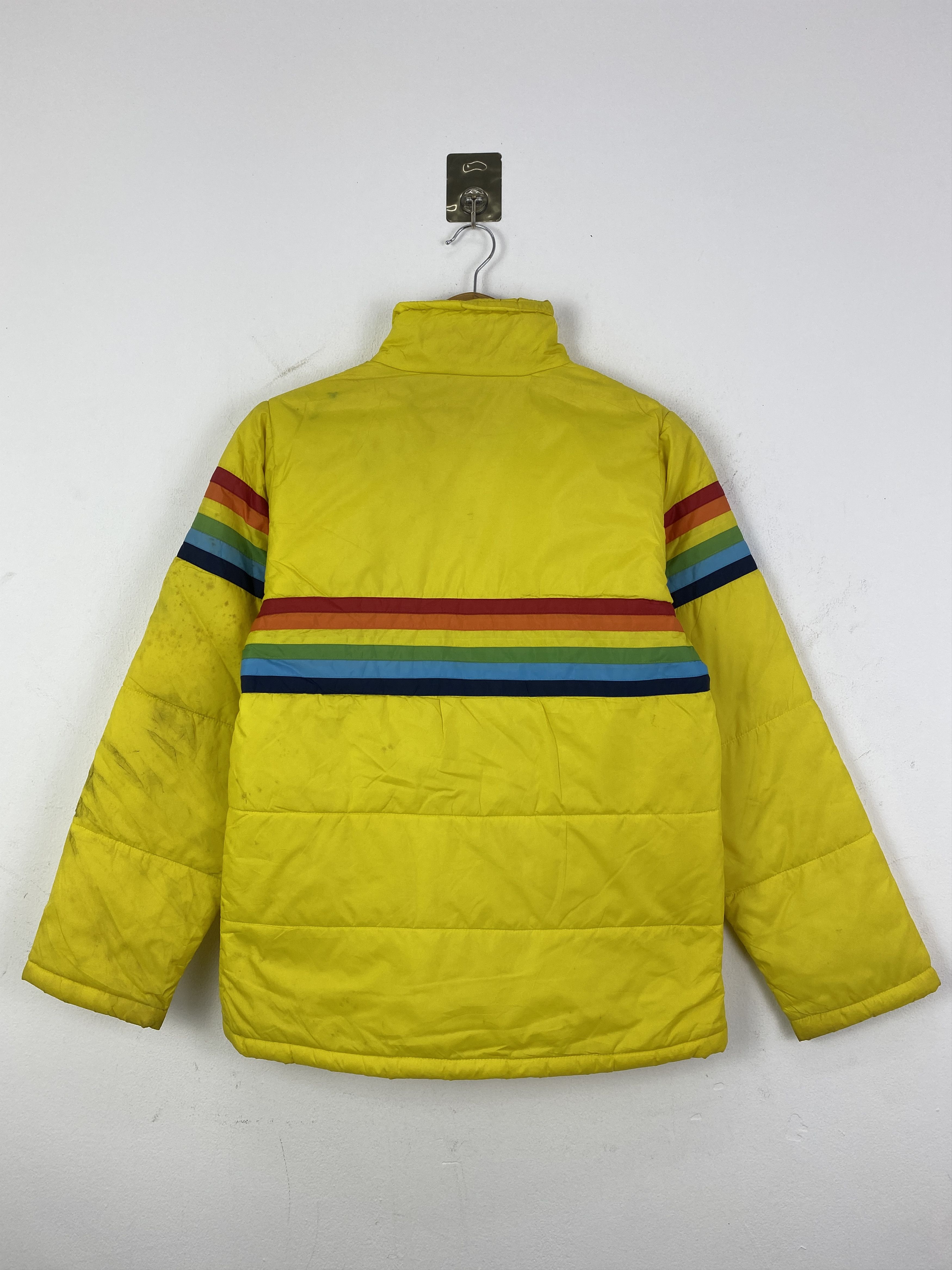 Japanese Brand Vintage 80s Rainbow Puffer Jacket J0100 Size US M / EU 48-50 / 2 - 3 Thumbnail