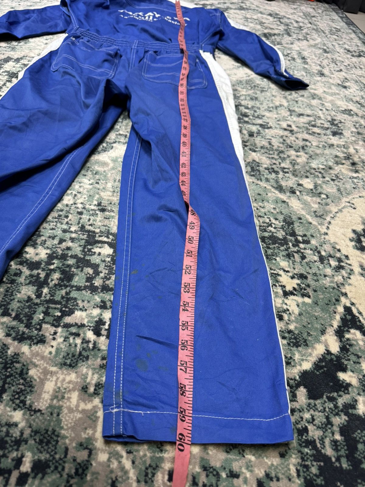 Japanese Brand × Vintage KATAYAMA COLLEGE AUTOMOTIVE TECH BIB OVERALL ORANGE TAB Size US 32 / EU 48 - 3 Thumbnail