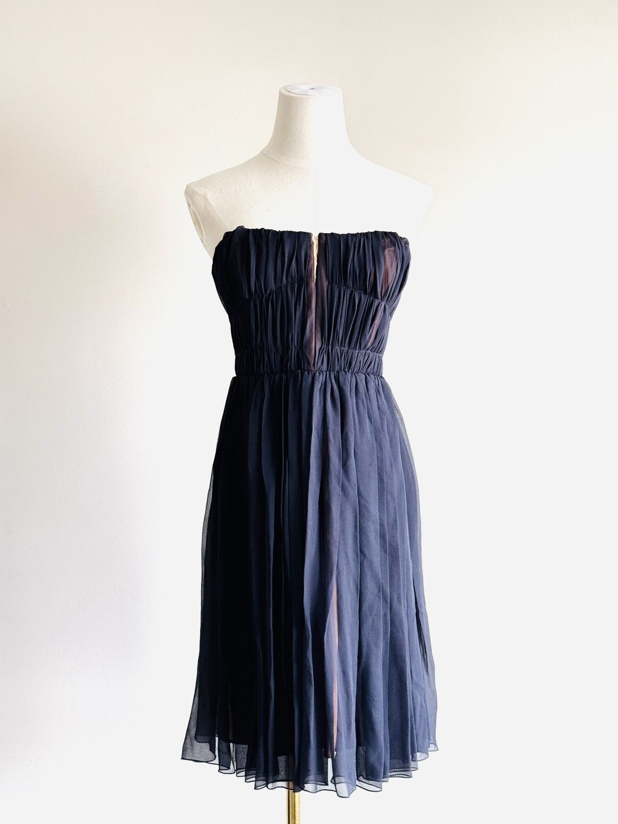 strapless open back dress Carve Sleeveless Drop-Waist Pleated Maxi Dress main image 1
