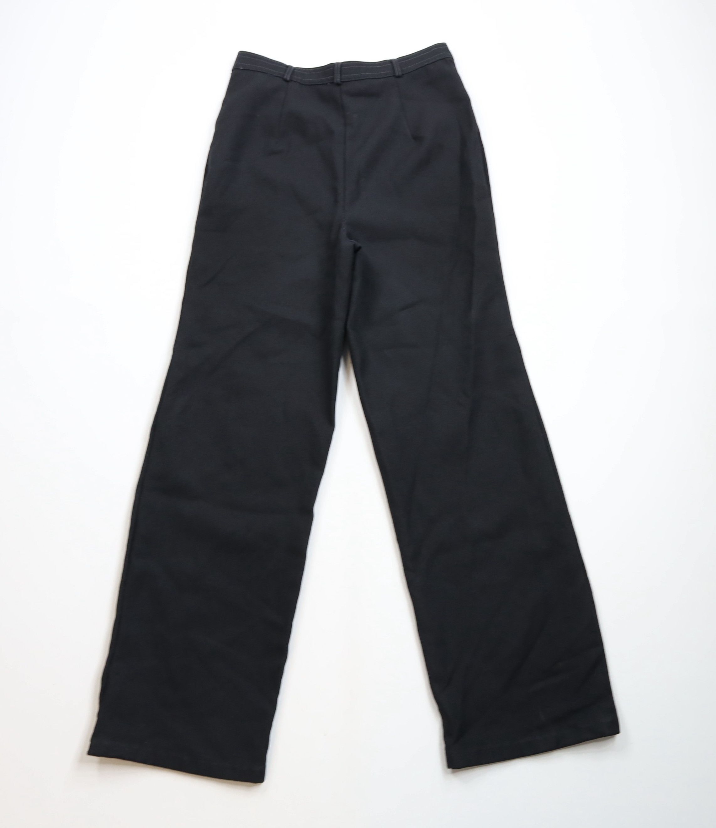 Vintage Vintage 60s 70s Streetwear Knit Wide Leg Bell Bottoms Pants Size 28" / US 6 / IT 42 - 10 Thumbnail