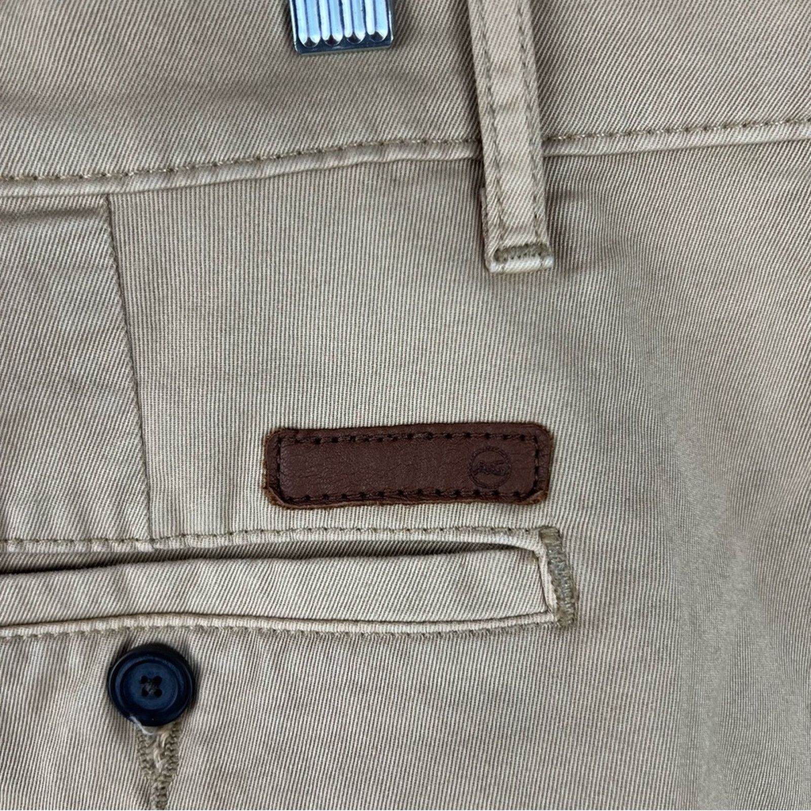 AG Adriano Goldschmied AG Marshall Tan Slim Fit Chino Pants Size US 38 / EU 54 - 5 Thumbnail