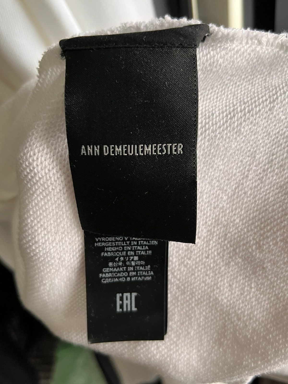 Ann Demeulemeester Ann Demeulemeester Oversized Hoodie Size US L / EU 52-54 / 3 - 4 Thumbnail