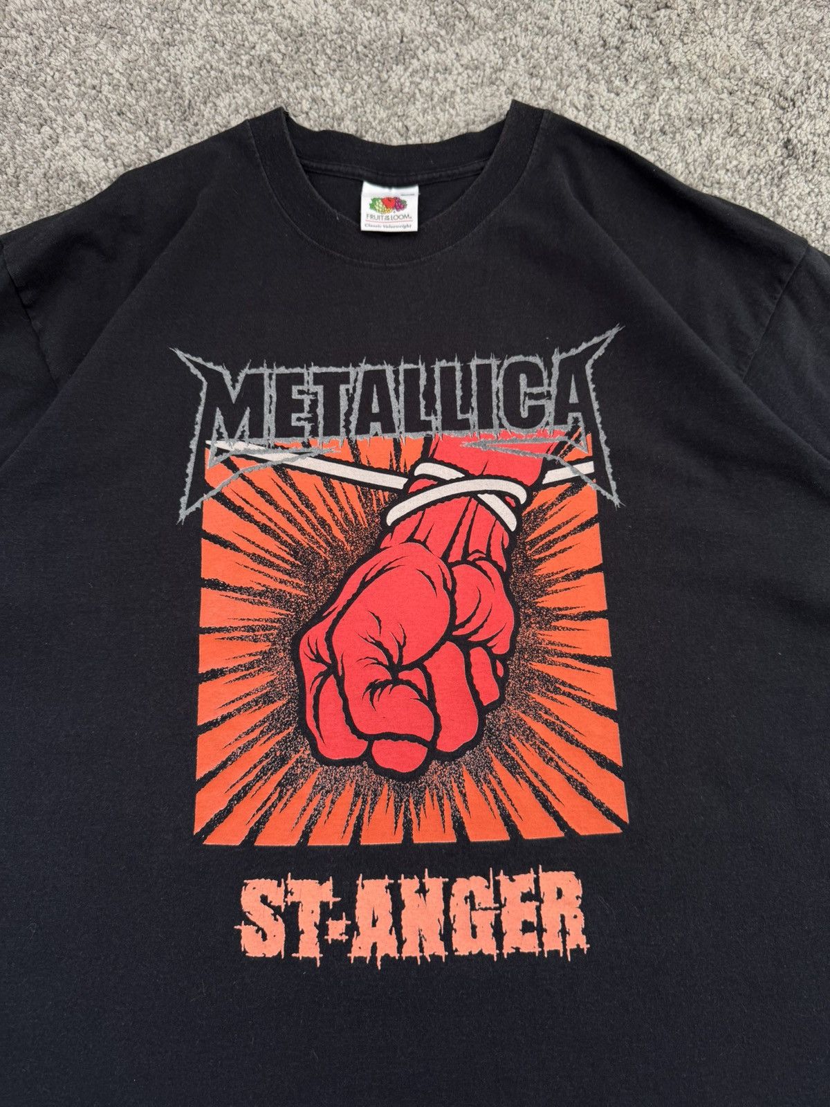 Fruit Of The Loom Metallica 2003 ST.Anger Size US XL / EU 56 / 4 - 5 Thumbnail