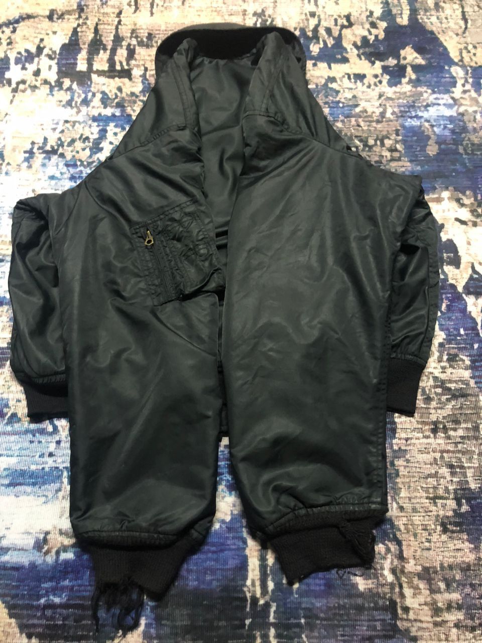 Vintage Vintage 80s CWU 45-P US.Air Force Bomber Jacket Distressed Size US L / EU 52-54 / 3 - 5 Thumbnail