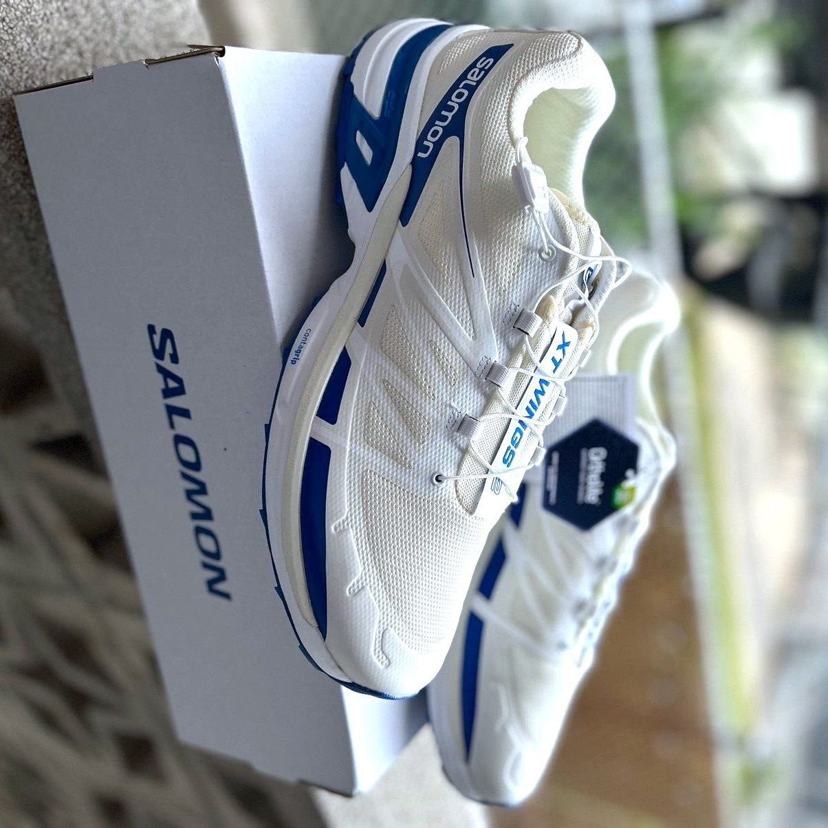 JJJJound × Salomon Salomon XT-Wings 2 JJJJound Lapis Blue Size US 11.5 / EU 44-45 - 1 Thumbnail