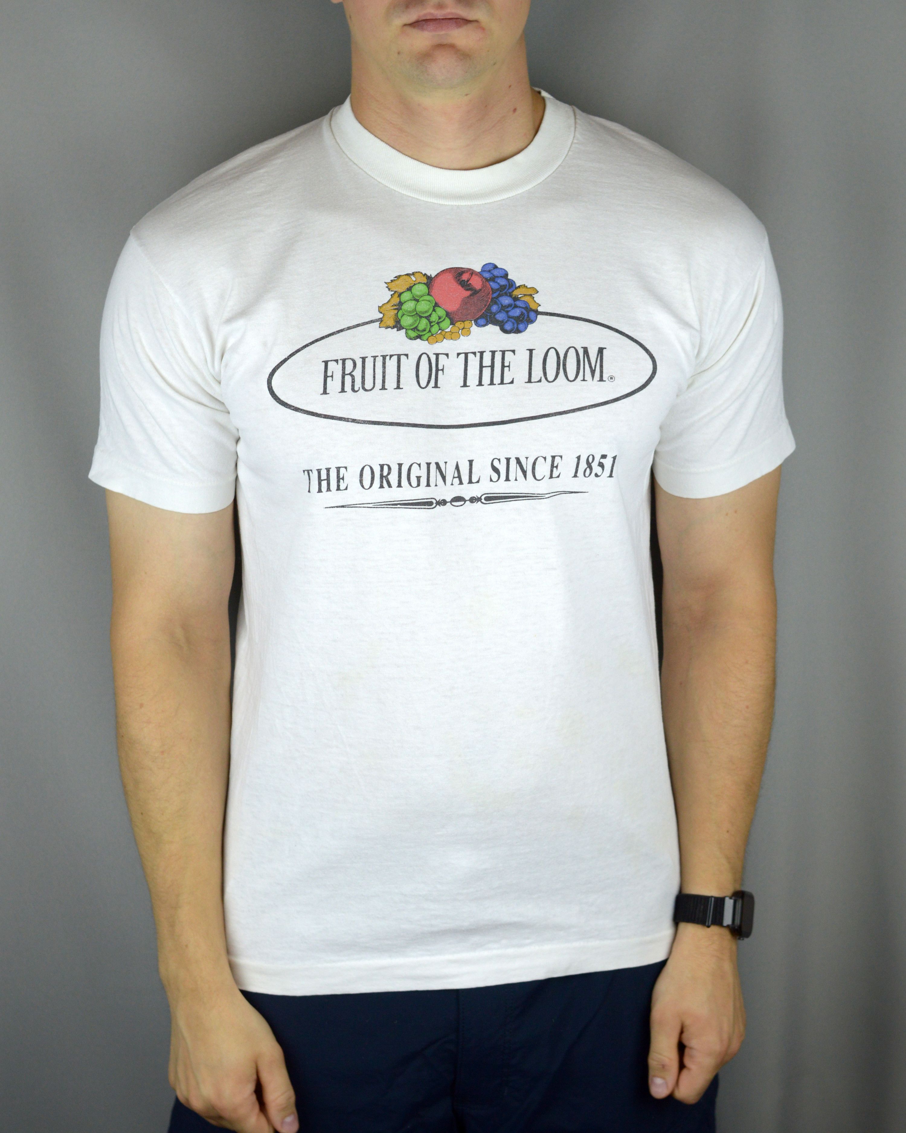 Fruit Of The Loom × Vintage Vintage Fruit Of The Loom the original Since 1851 t shirt Size US L / EU 52-54 / 3 - 1 Thumbnail