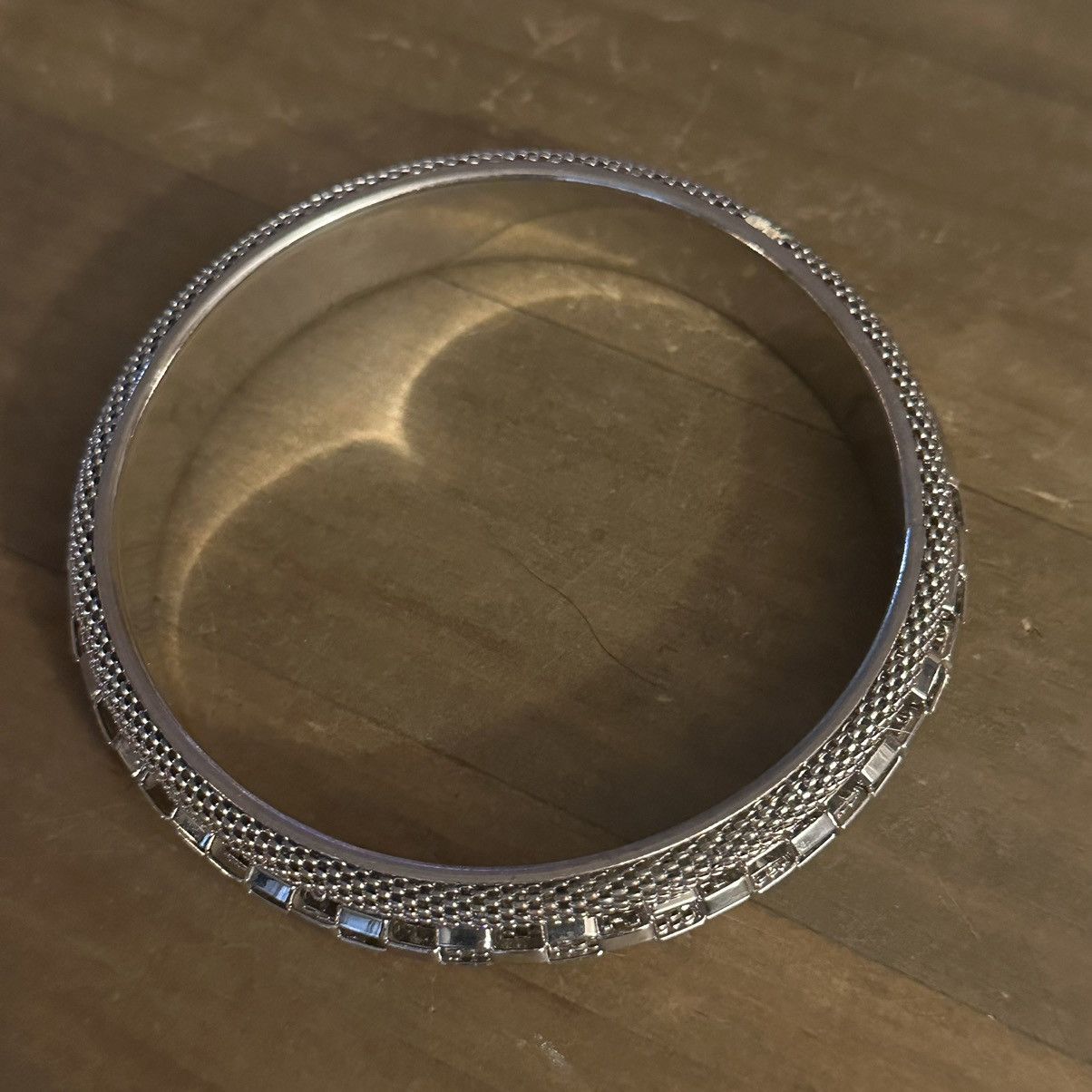 Other Silver tone mesh bangle bracelet Size ONE SIZE - 4 Thumbnail