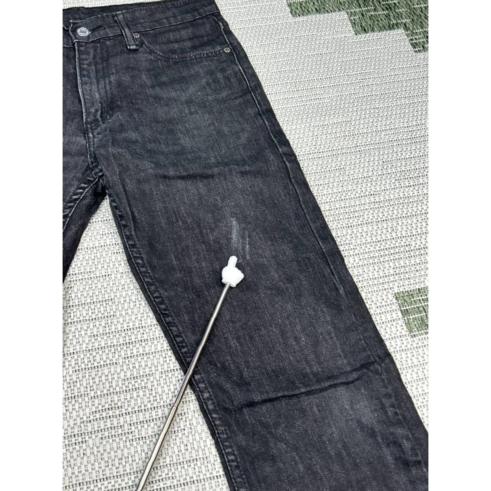 Levi's Levi's 513 Jeans Mens 30 Black Denim Cotton Stretch Low Rise Straight Leg 30x29 Jeans Levi's 513 Mens Black Denim Stretch Low Rise Straight Leg 30x29 Size US 30 / EU 46 - 7 Thumbnail