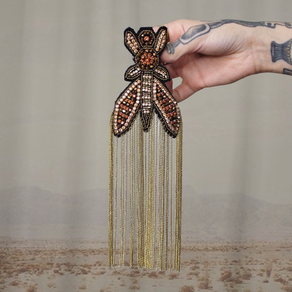 Patrizia Pepe 🪰FLY BROOCH🪰 Size ONE SIZE - 2 Thumbnail