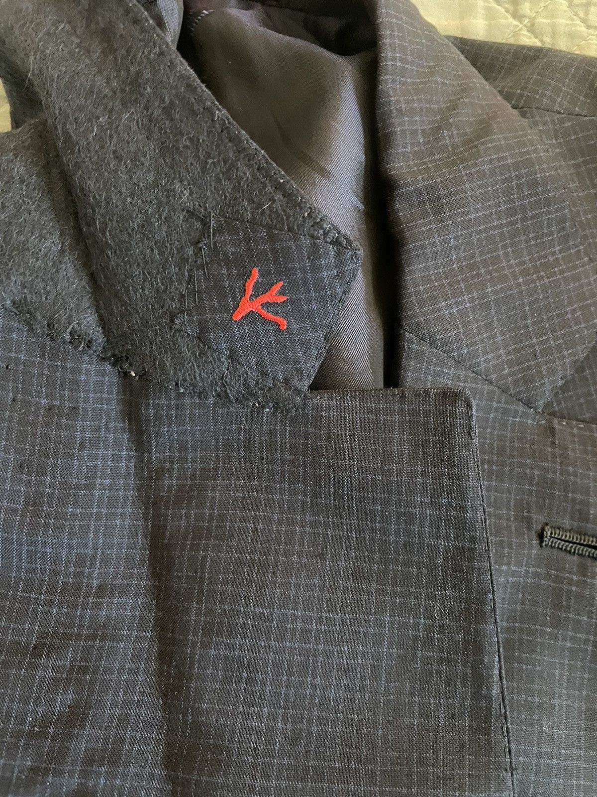 Isaia Tropical Weight Wool Suit Size 46L - 8 Thumbnail