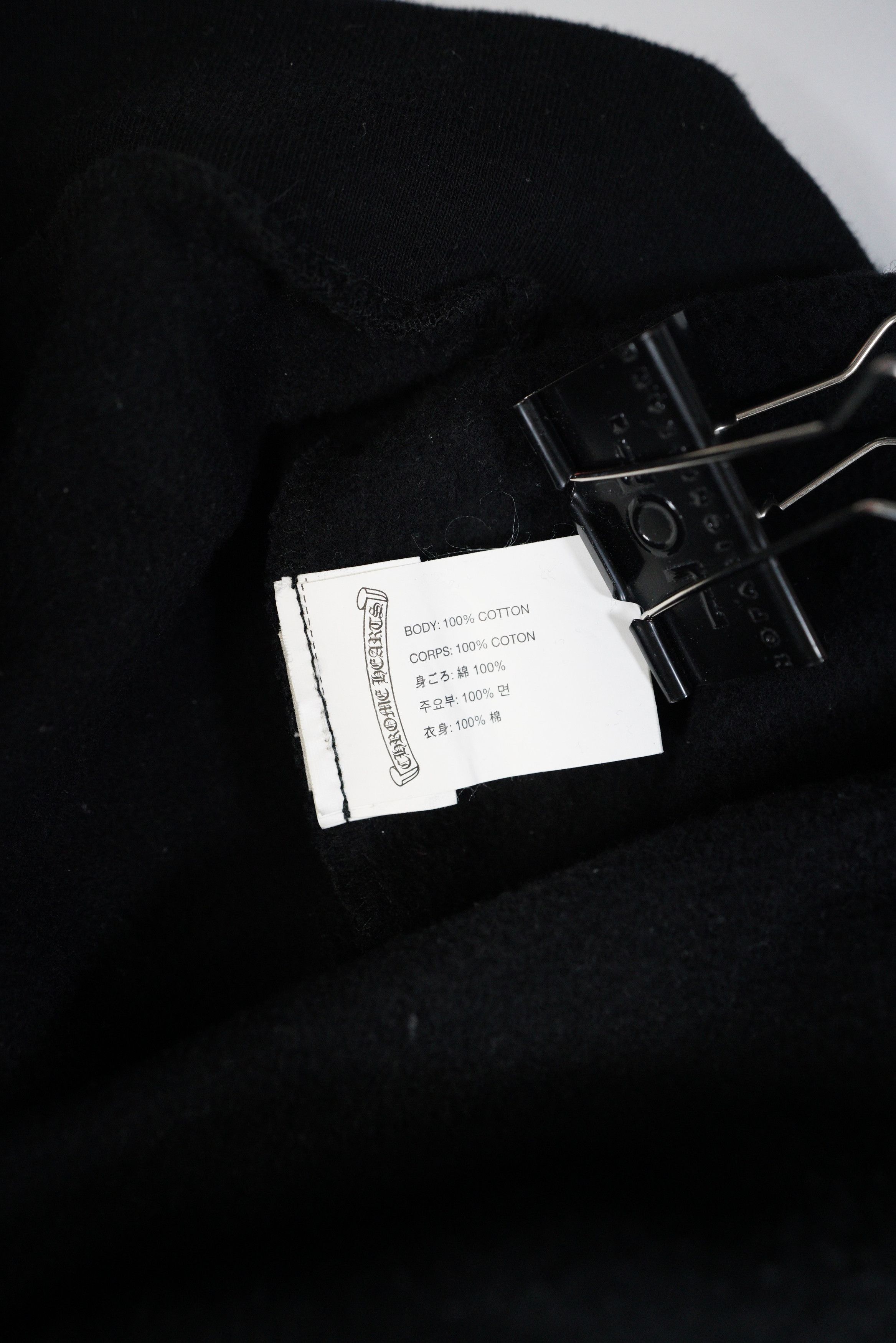 Chrome Hearts Chrome Hearts Vintage Black USA Red Prints Zip Hoodie Size US L / EU 52-54 / 3 - 11 Thumbnail