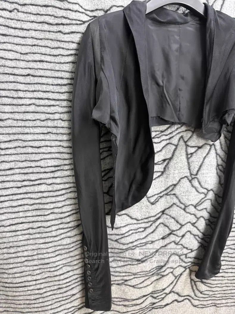 If Six Was Nine If Six Was Nine Asymmetric Deconstructed Silk Jacket Size US XS / EU 42 / 0 - 2 Thumbnail