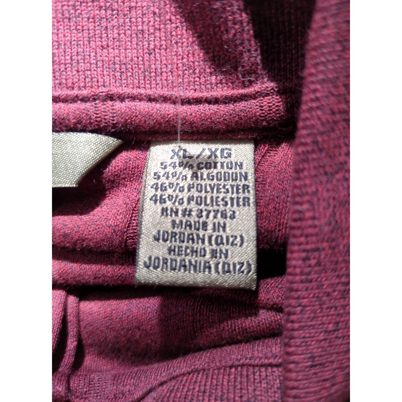 Vintage Axist Mens XL Shirt Short Sleeve Polo Merlot/Black Button-Up Casual Travel Workwear Size US XL / EU 56 / 4 - 3 Thumbnail