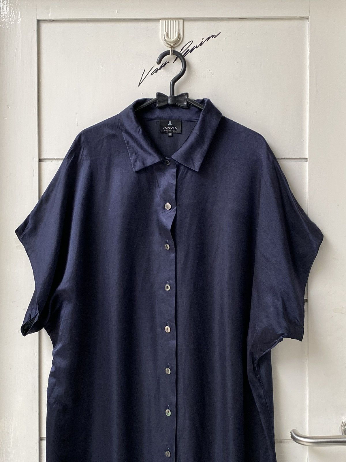 Lanvin LANVIN Collection Navy Dress Size XXL / US 16-18 / IT 52-54 - 11 Thumbnail