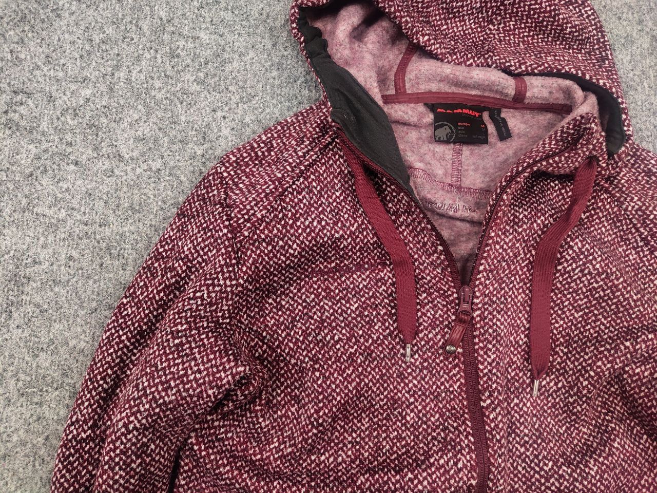 Mammut Mammut Chamuera ML Titanium thermo Fleece Zip Red Jacket Size M / US 6-8 / IT 42-44 - 9 Thumbnail