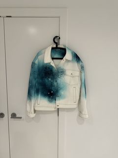 HP🎉Louis Vuitton 2020 Monogram Spray Denim Jacket  Louis vuitton shirts,  Denim jacket, Denim jacket men