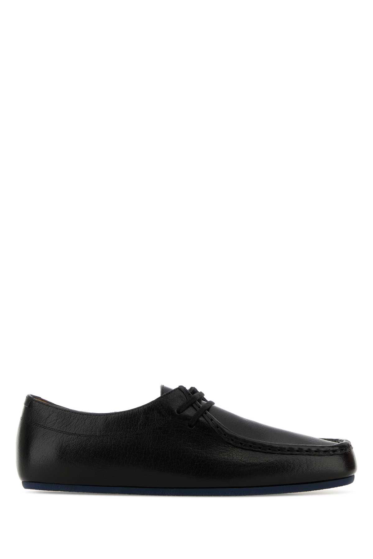 Jil Sander Black Leather Hood Loafers Size US 10 / IT 40 - 1 Thumbnail
