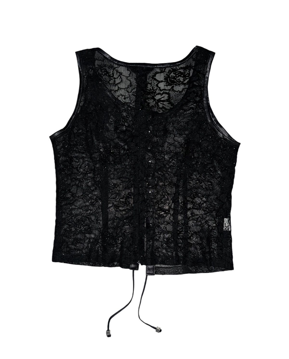 Seditionaries Y2k vintage lace mesh top 🥀🖤 Size M / US 6-8 / IT 42-44 - 5 Thumbnail