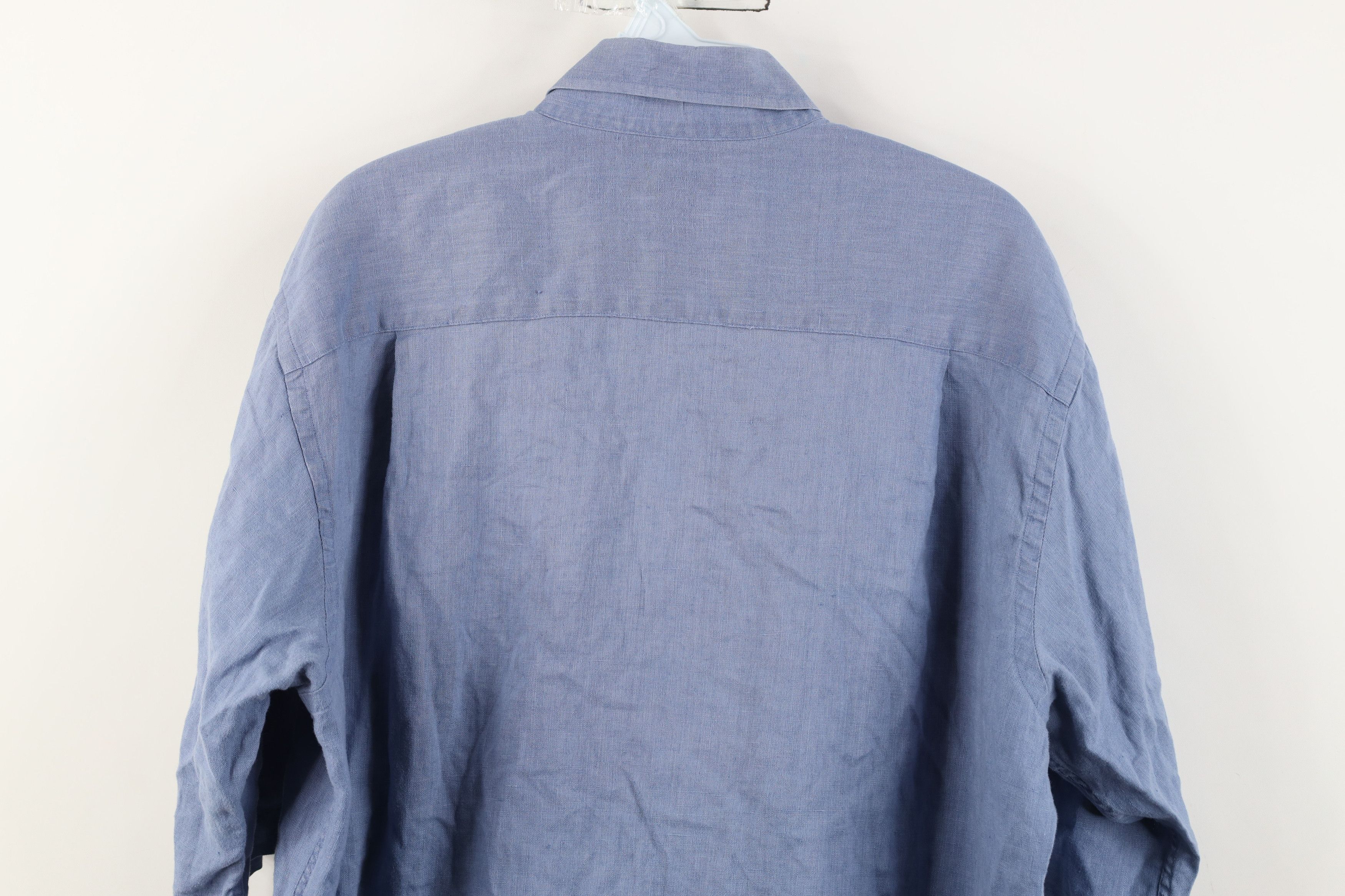 Paul Fredrick Paul Fredrick Linen Short Sleeve Collared Button Down Shirt Size US L / EU 52-54 / 3 - 10 Thumbnail