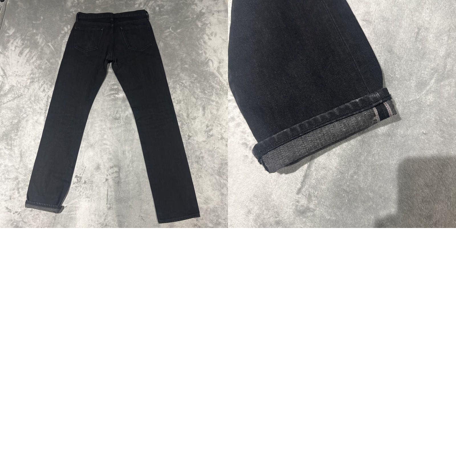 Uniqlo Uniqlo Jeans Mens 30 Black Selvedge Denim Slim Straight 30x32 City Pattern: Solid Pocket Design 5-Pocket Zip Closure Regular Size Type Mens Apparel Size US 30 / EU 46 - 8 Thumbnail