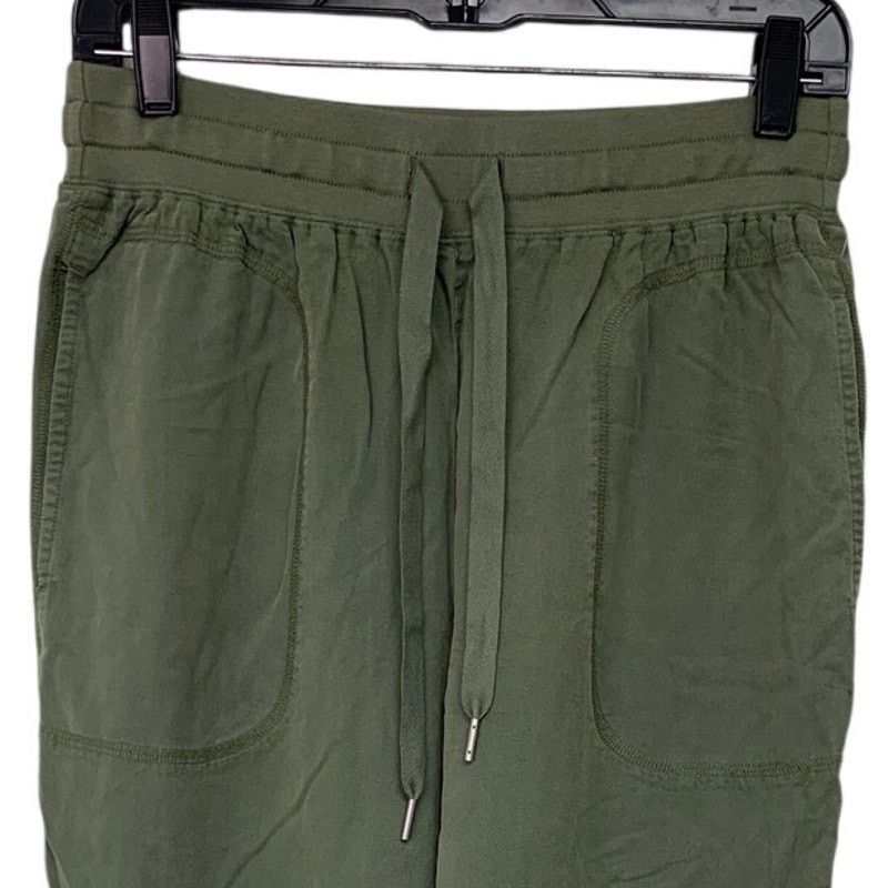 American Eagle Outfitters New Aerie Green Stretch Elastic Drawstring Waist Jogger Pant Size 26" / US 2 / IT 38 - 2 Thumbnail