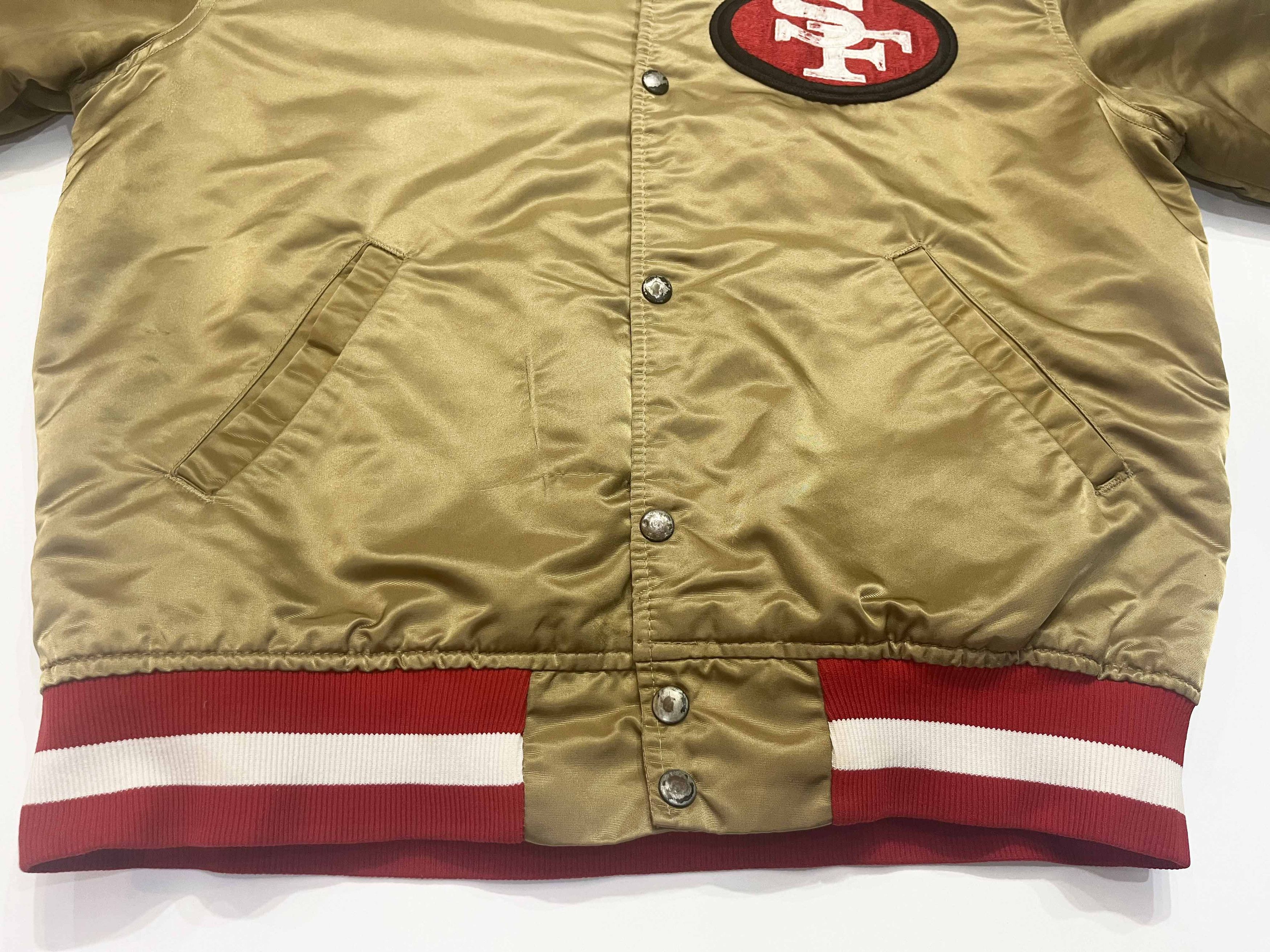 Starter Vintage Starter NFL San Francisco 49ers Satin Bomber Jacket Size US M / EU 48-50 / 2 - 3 Thumbnail