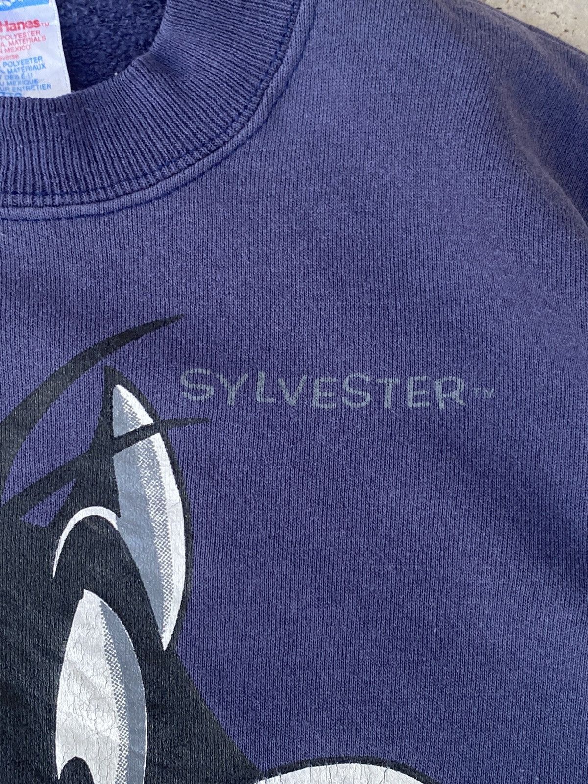Vintage Vintage 1993 Sylvester Cat Warner Bros Crewneck Size US XXL / EU 58 / 5 - 4 Thumbnail