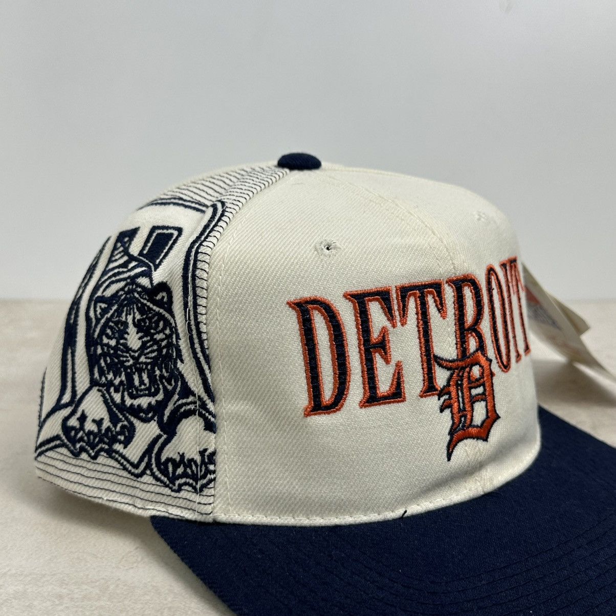Vintage RARE 90s Vintage Hat Detroit Tigers Laser Sports Specialties Size ONE SIZE - 2 Thumbnail