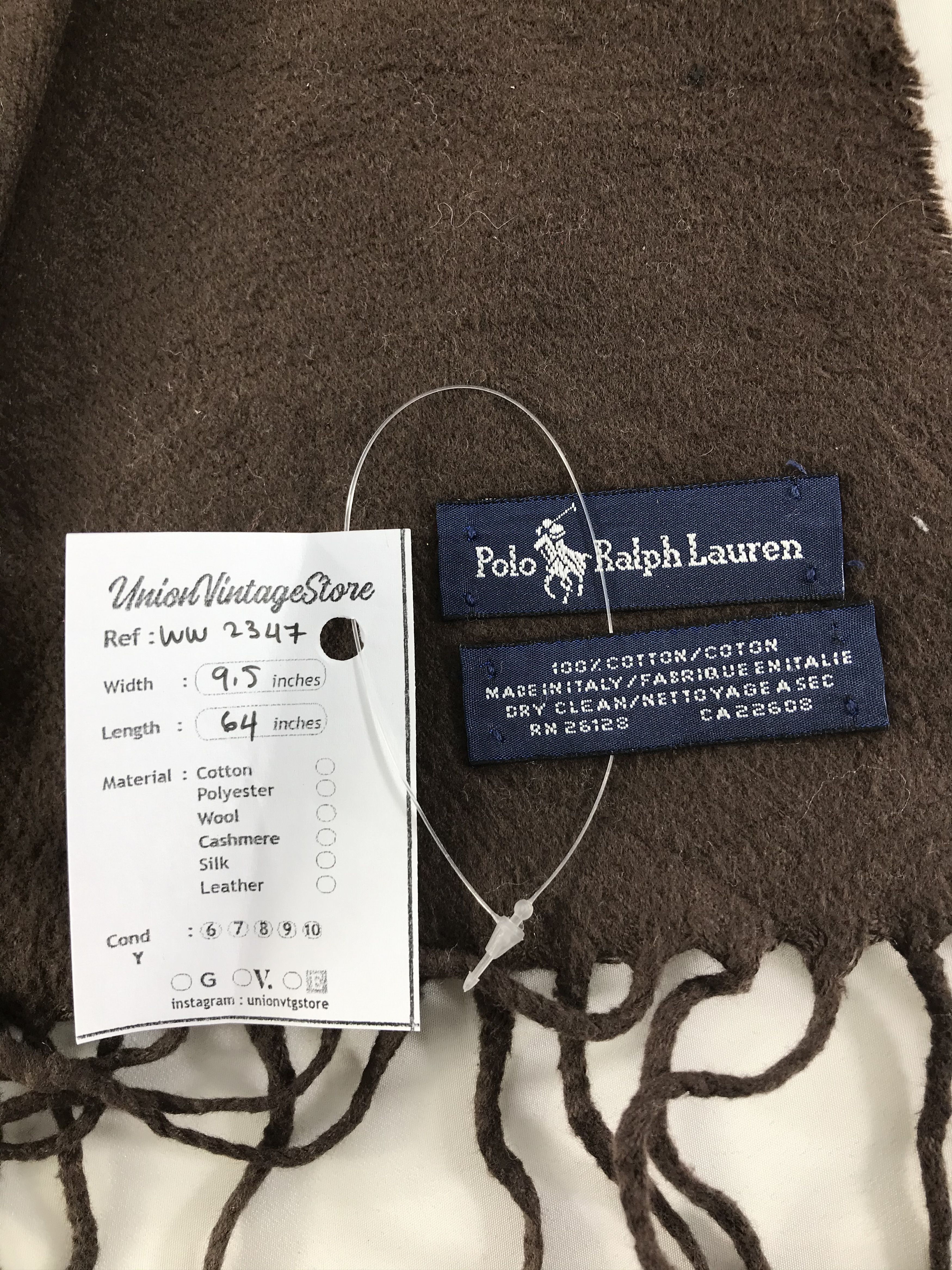 Polo Ralph Lauren × Vintage Polo Ralph Lauren Scarf / Muffler / Neckwear - WW2347 Size ONE SIZE - 5 Thumbnail