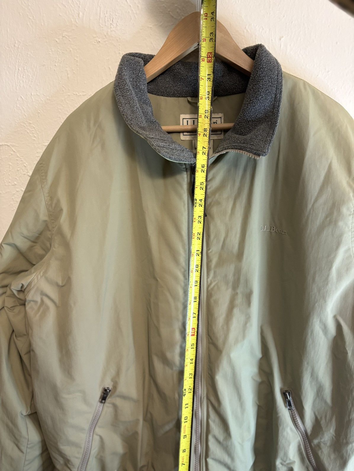 L.L. Bean LL Bean Jacket Mens Fleece Lined Full Zip Vintage Coat Size US XL / EU 56 / 4 - 7 Thumbnail