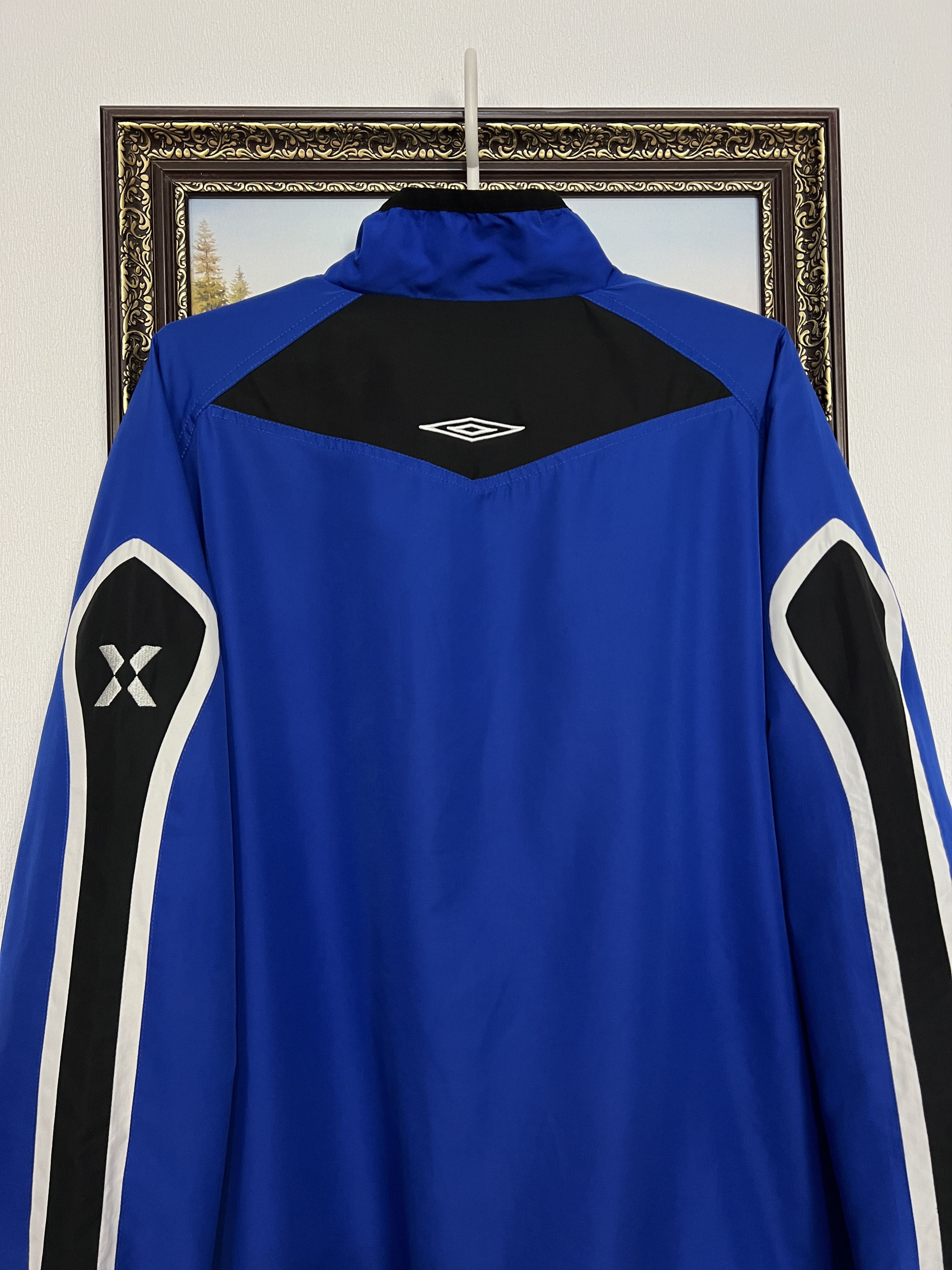 Umbro Vintage Molde Football Train Jacket Blue Track Top Soccer Size US M / EU 48-50 / 2 - 11 Thumbnail