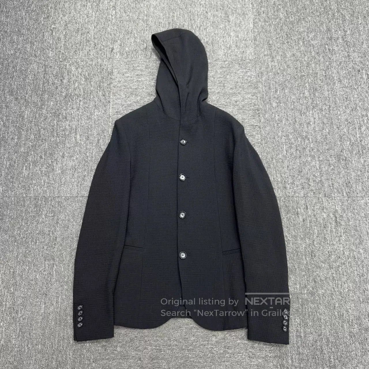 Emporio Armani EMPORIO ARMANI Hooded Blazer Jacket. Size US S / EU 44-46 / 1 - 1 Thumbnail