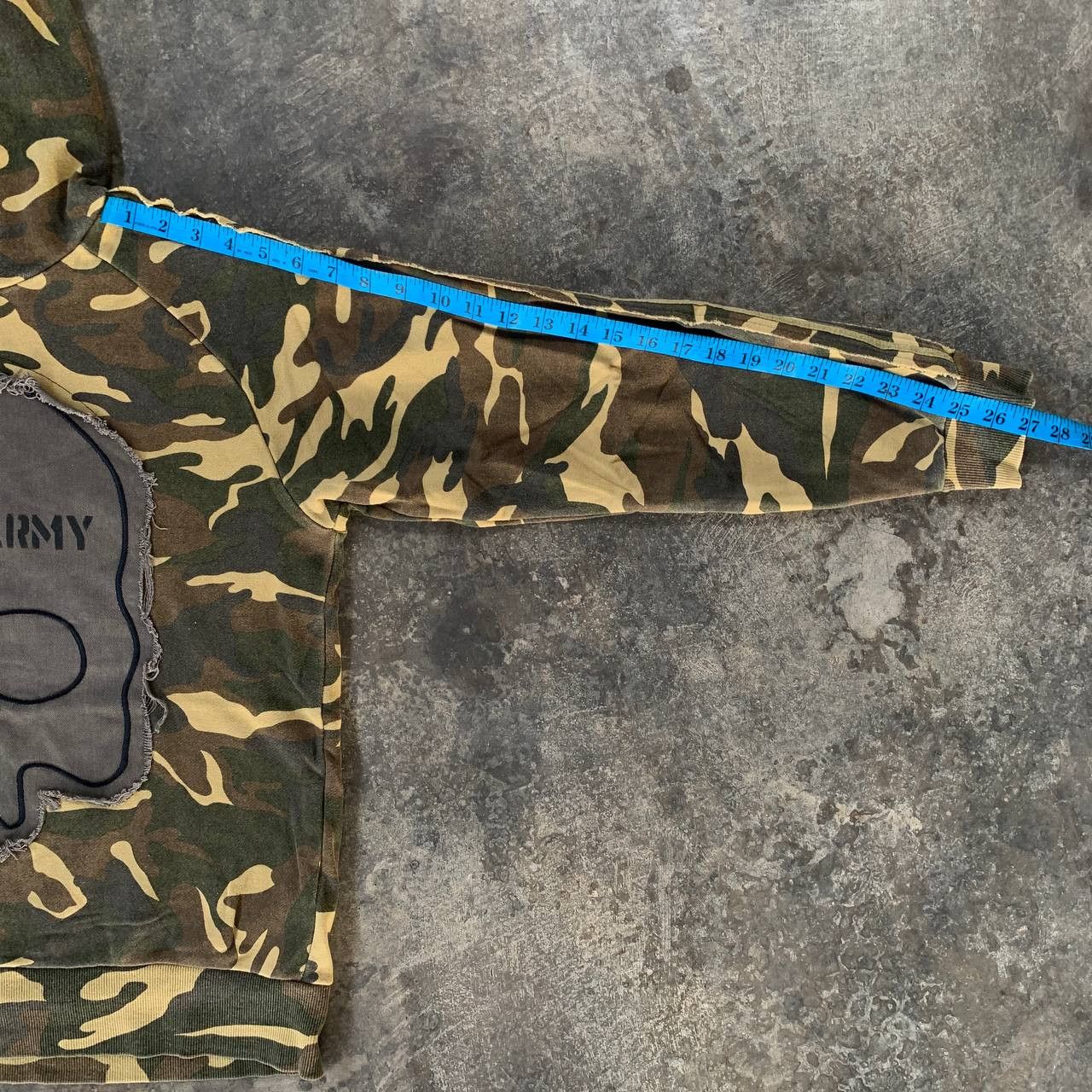 HYDROGEN Vintage Y2K HYDROGEN Big Skull Logo Army Hoodie Size US M / EU 48-50 / 2 - 9 Thumbnail